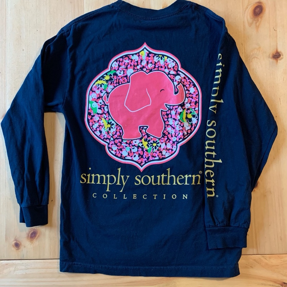 Simply Southern Elephant Longsleeve Tee Shirt